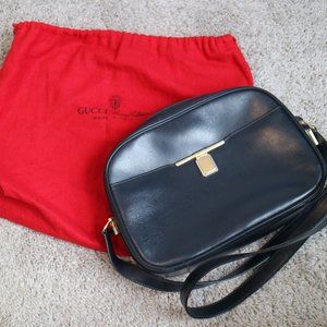 Gucci Navy Crossbody Bag